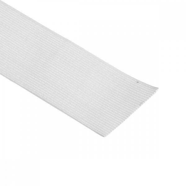 Резинка вязаная 50.0 мм / 40 метров, стандартная 3.9-4.3 г/п.м., белый