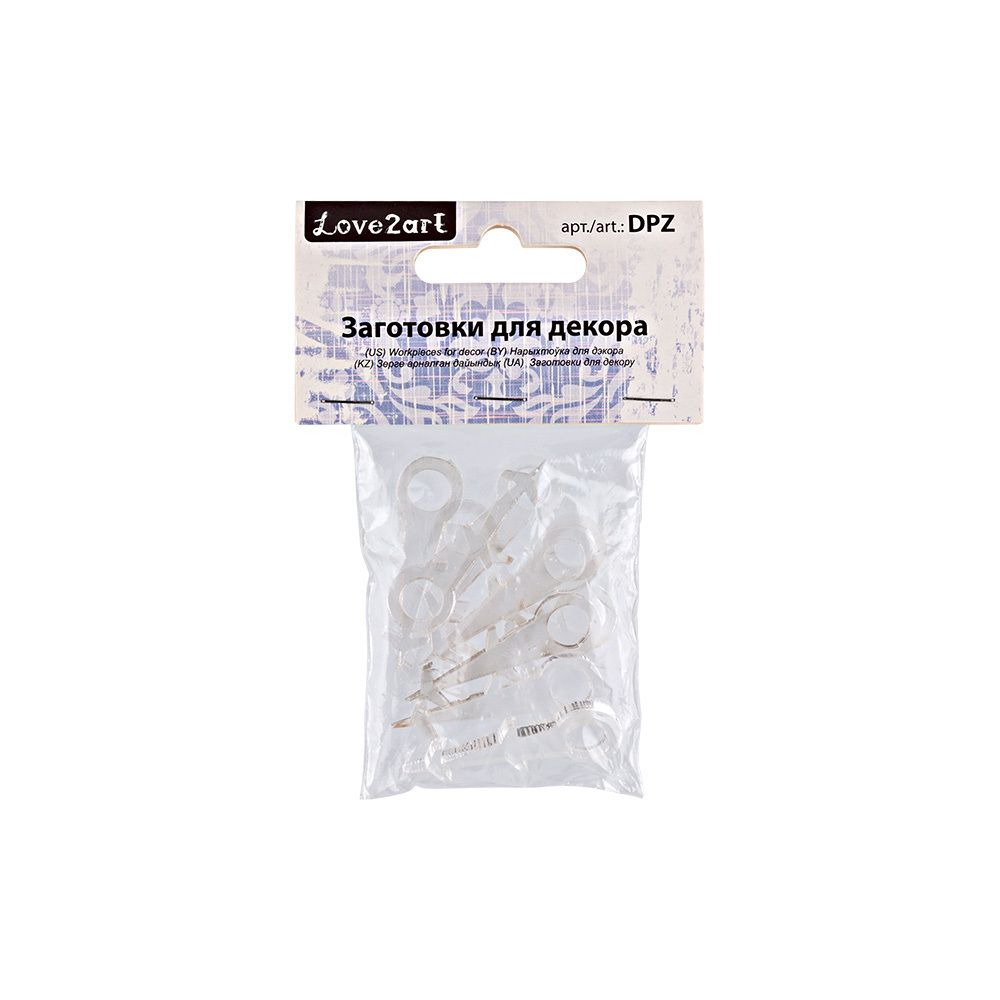 Заготовка из пенопласта Крепление для, акрил 3 см, 10 шт, 01 Love2Art, DPL-10 Love2art