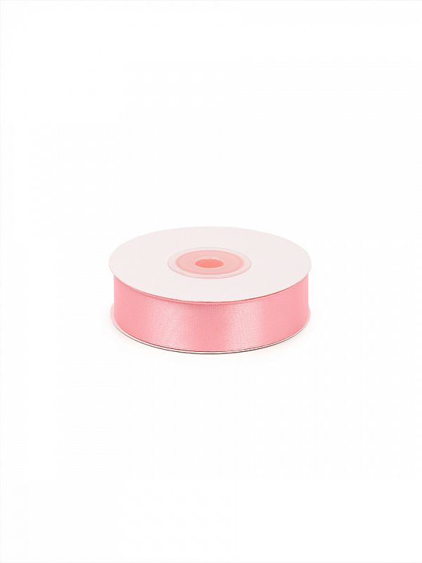 Лента атласная 1-сторонняя 20.0 мм / 22.5±1 метра, 3053 св.розовый, Magic4Hobby
