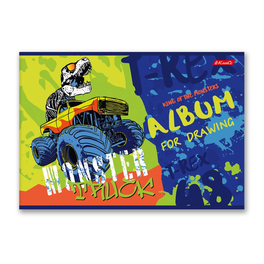 Альбом для рисования 100 г/м², A4 29х20.5 см, на скобе 48 л., 10 шт, 48АЛСК4_000262 Нашествие, Светоч