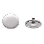 Кнопка Альфа (S-образная) ⌀12.5 мм, ≈1440 шт, №54, СТАЛЬ, чер.никель, NEW STAR