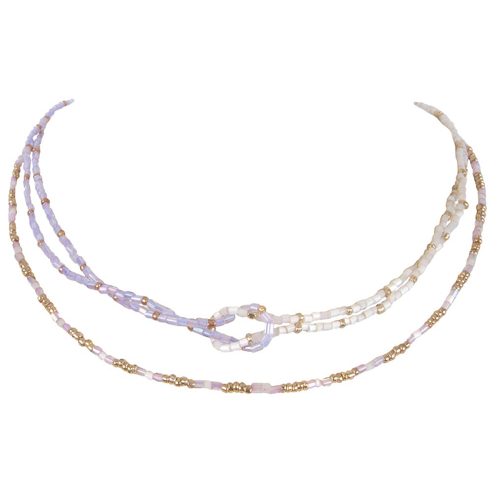 Набор для бисероплетения Klart 11-502, Чокеры. Сиреневый орнамент