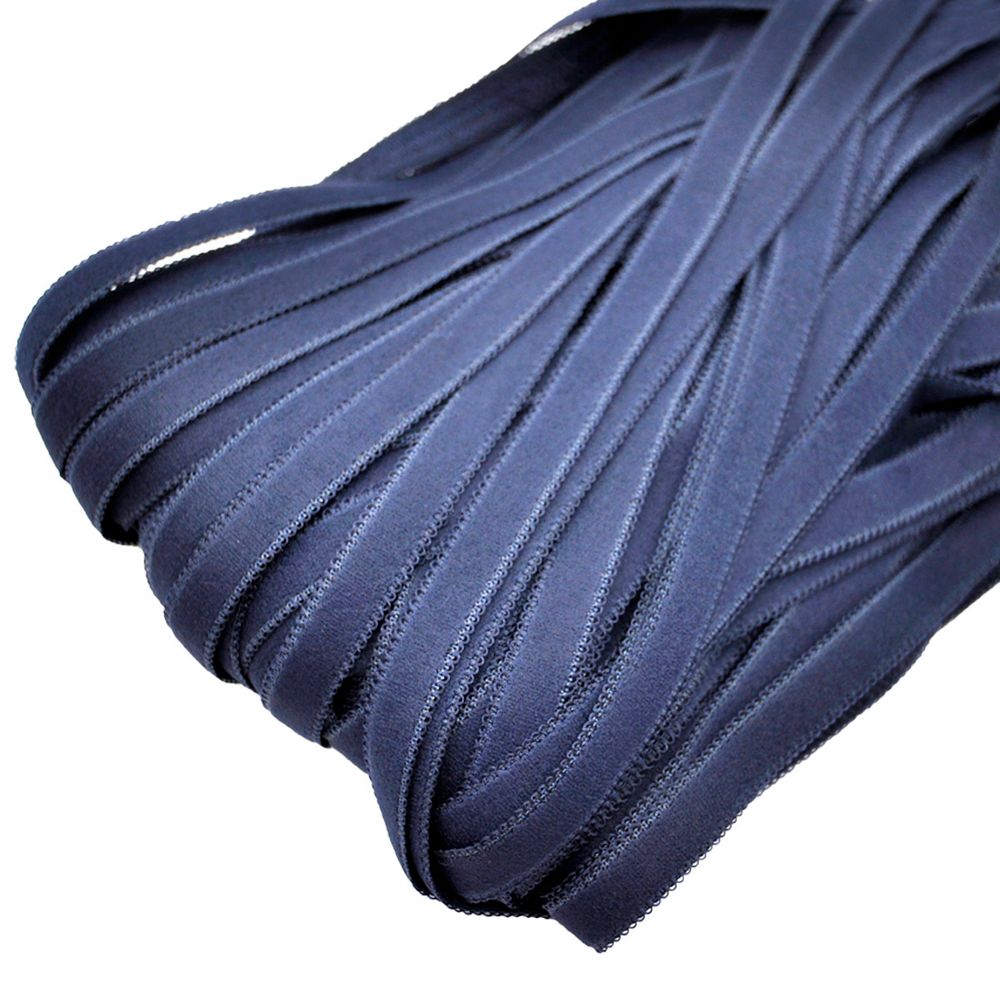 Резинка бельевая (бретелечная) 12.0 мм / 50 метров, т.синий