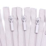 Молния спираль (витая) Arta Т5 (5 мм) 1 зам., разъем., 50 см, цв. 154 св.серый, уп.5 шт