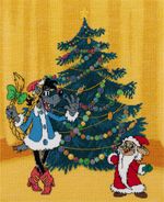 Набор для вышивания нитками Klart, Союзмультфильм. Расскажи, Снегурочка!, 22х25.5 см