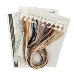 Набор для вышивания нитками Klart, Пушистые друзья, 17.5x19 см