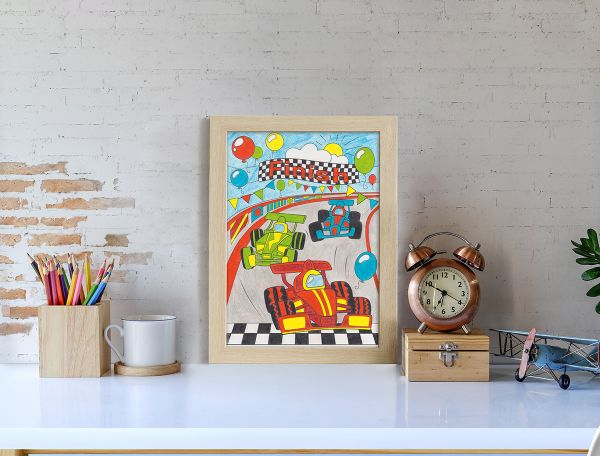 Картина по номерам Фрея, Победный финиш 29.5х20.5 см