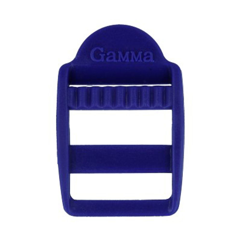 Пряжка регулировочная пластик 19 мм, 100 шт, 220 синий, Gamma SAM001
