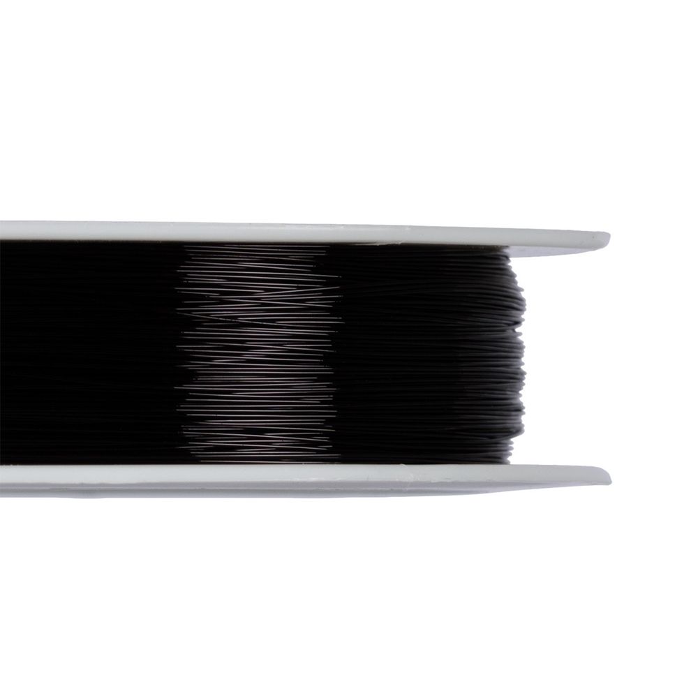 Проволока для бисера ⌀0.25 мм, 50 метров 06 черный, Zlatka DGB-025