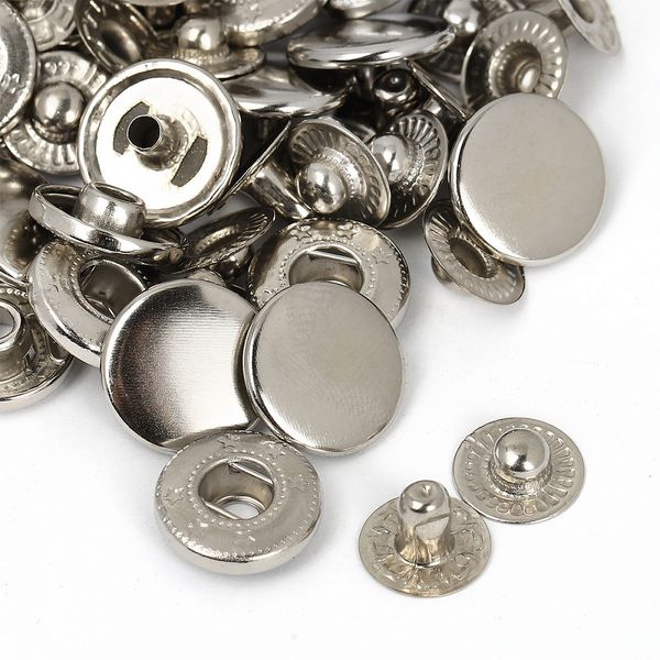 Кнопка Альфа (S-образная) ⌀15.0 мм, ≈720 шт, СТАЛЬ, никель, TBY