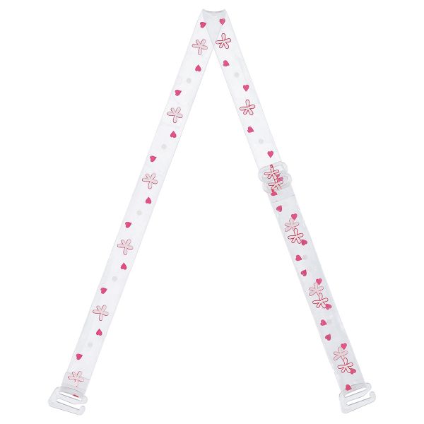 Бретели для бюстгальтера 10 мм, 10 пар, /РП/, красный, Gamma BR-1009