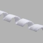 Шнур плоский плетеный х/б ⌀15.0 мм / 20 метров, цв.1 белый