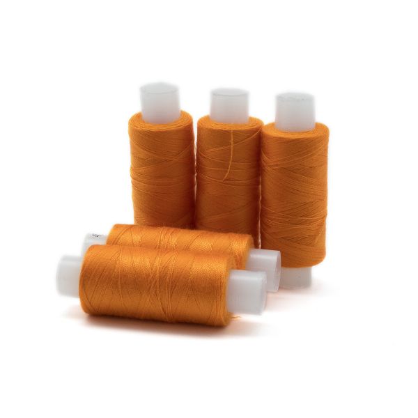 Нитки армированные ПНК им.Кирова 45ЛЛ, бытовые, 200 м / 20 кат., 0610 / 009 оранжевый