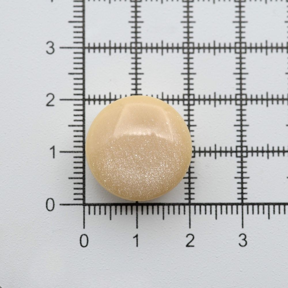 Пуговица на ножке 32L=20мм, пластик, CR P-45, col.09 персиковый, 72 шт