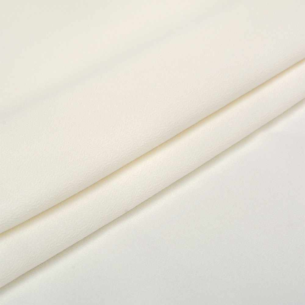 Креп-шифон 105 г/м², шир.150 см, цв.09 молочный, 35м /TOS/