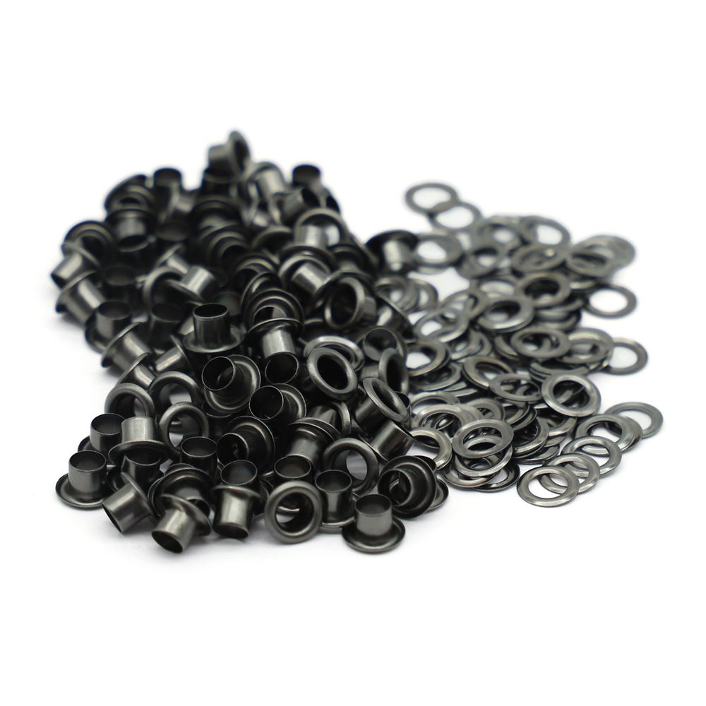 Люверсы металл ⌀_3.0 мм (внутр.), чер.никель, 100 шт, S090811, BIG