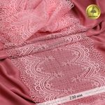 Кружево бельевое эластичное 230 мм / 10 м, 8037, цв.F133 розовый, Kruzhevo