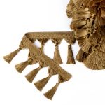 Бахрома отделочная 95.0 мм / 25 метров, с кистями, 253 песочный, Gamma 2030