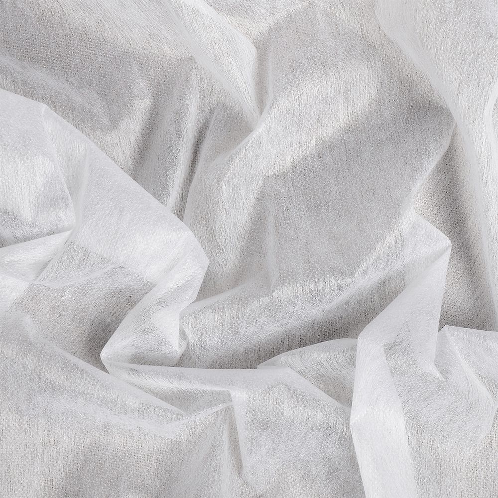 Флизелин клеевой точечный 30 г/м², цв.белый, шир.90см, 100м