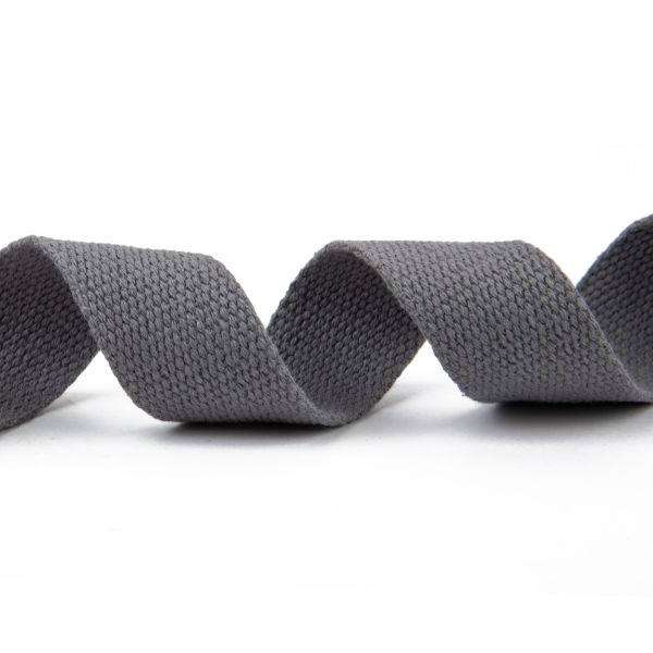 Стропа (ременная лента) 30 мм / 10 метров, толщ. 1.92 мм, [24.75 г/пог.м], 100% х/б, серый, Gamma G301C