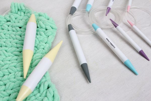 Спицы круговые пластик ⌀20,0 мм, 80 см, Gamma PKN1