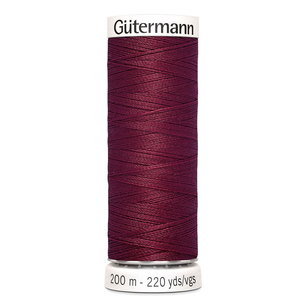 Нитки универсальные Gutermann Sew-all 100 (200 метров), 5 кат. | 375 красная слива