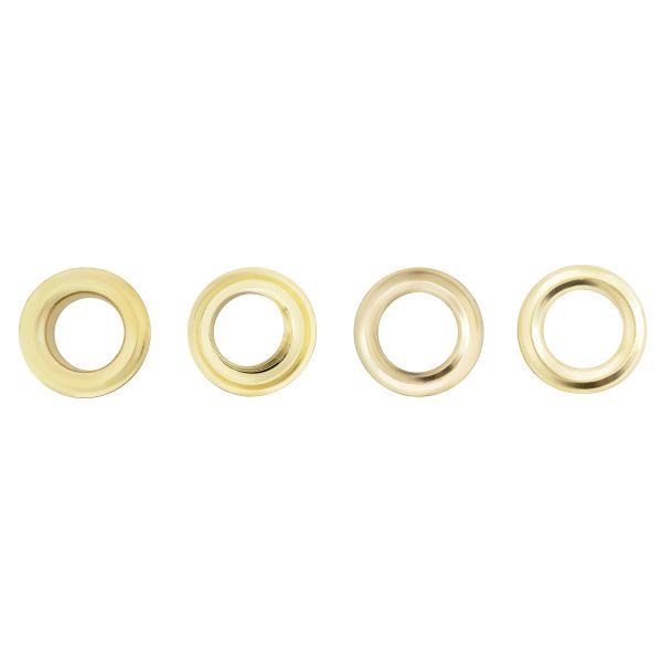 Люверсы металл ⌀17.0 мм (внутр.), h5 мм (внутр.), №31, металл, New Star, золото, уп.≈1000 шт