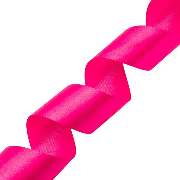 Лента атласная 1-сторонняя 50.0 мм / 22.86±1 метров, 015 фуксия, Globus