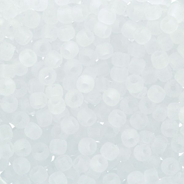 Бисер Toho 11/0 круглый (2.2 мм), 25 г (5х5 г), 0001F белый матовый