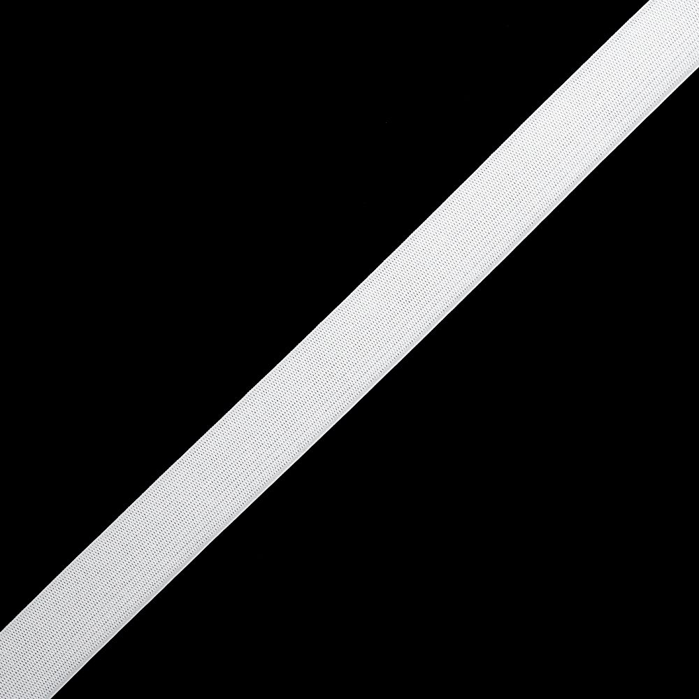 Резинка бельевая (стандартная) вязаная 3,9г белый, уп. 10 м, M10422