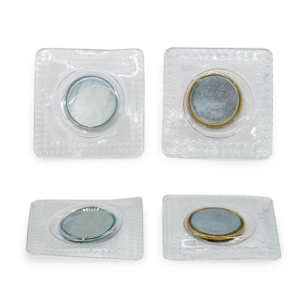 Кнопка магнитная металл ⌀18.0 мм, 6 шт, NEW STAR