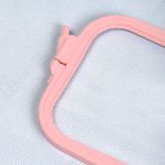 Пяльцы-рамка Nurge пластиковые 145х165 цв.розовый