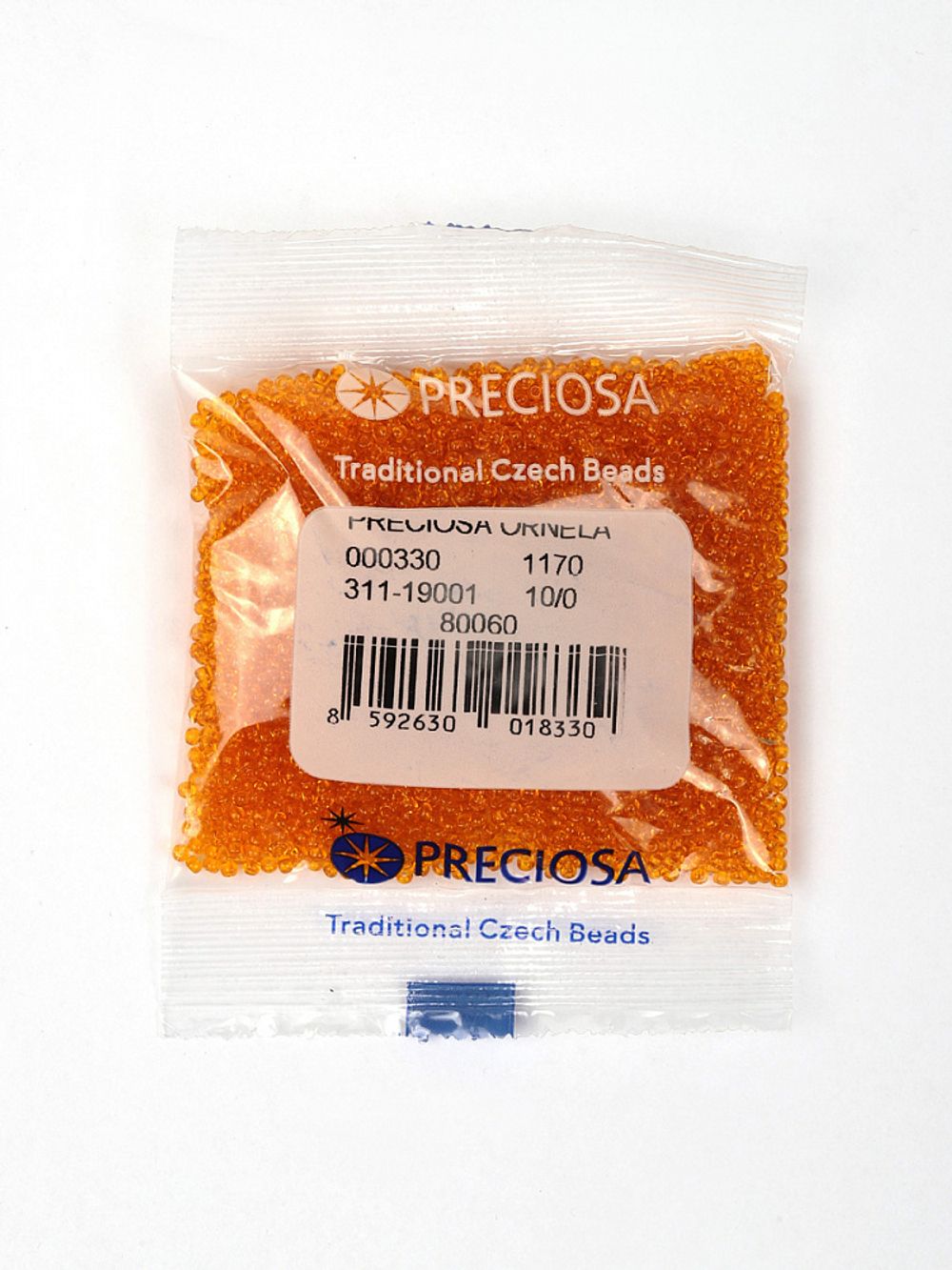 Бисер Preciosa 10/0 (2.3 мм), 50 г, NT цв. 80060/311-19001