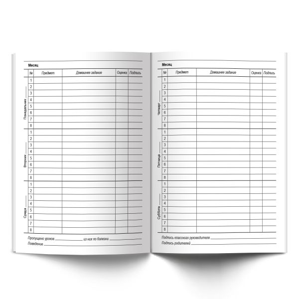 Дневник школьный 1-11 класс, матовая ламинация, твердый переплет, 40Д2 A5+ 40 л. 32 шт, сшивка 65 г/м², Формула один 00978, Светоч 40Д2