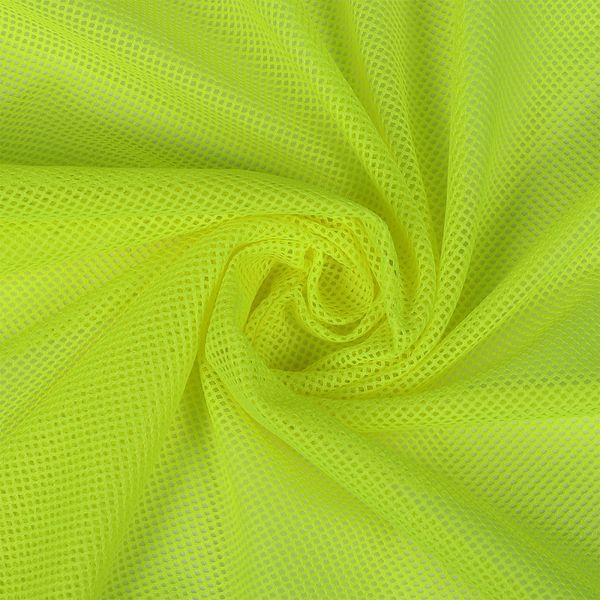 Сетка подкладочная трикотажная 65 г/м², 170 см / 1 метр, 0354 цв.F229 неон лайм
