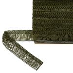 Бахрома отделочная 35.0 мм / 16 метров, 079 хаки, Gamma А-06