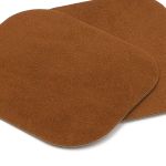 Термозаплатка, под замшу, 57х67мм (коричневый (brown)), AZ12, 10 шт