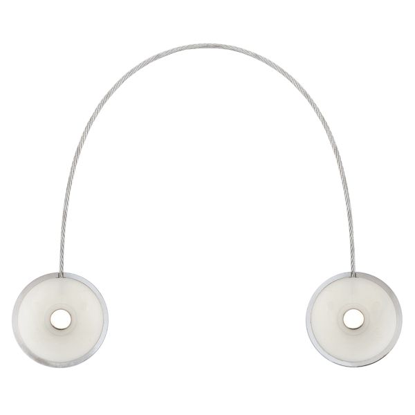 Клипсы для штор магнитные с тросом, 30см ⌀45, 1 метр