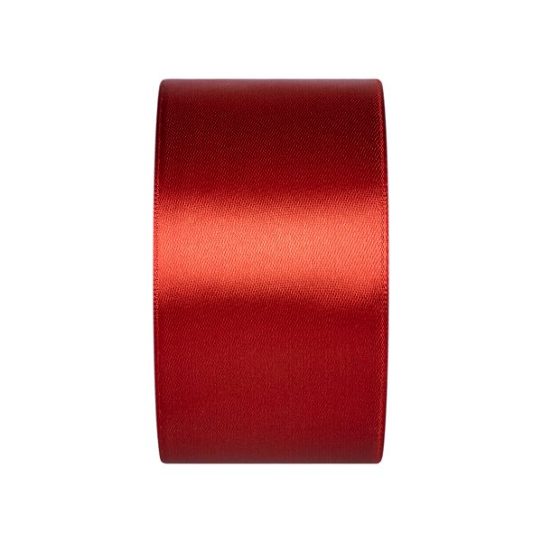 Лента атласная 1-сторонняя 50.0 мм / 33±2 метра, 123 коричнево-бордовый, Gamma