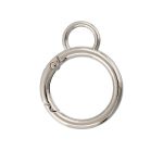Карабин металл кольцо ⌀25.0 мм (44х35 мм), 10 шт, 04 никель, Gamma GHA-225