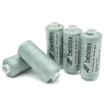 Нитки швейные бытовые Bestex 40/2, 365 м (400 ярд) / 10 кат., 189 прозрачно-серый