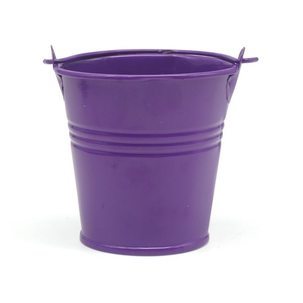 Ведерко окрашенное 7*7см (фиолетовый) AR004