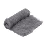 Шерсть для валяния Ангорка 100 г, Камтекс, 176 серый меланж