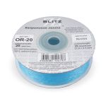 Лента капроновая (органза) 20.0 мм / 22.8±1 метра, 089 голубой, Blitz OR-20