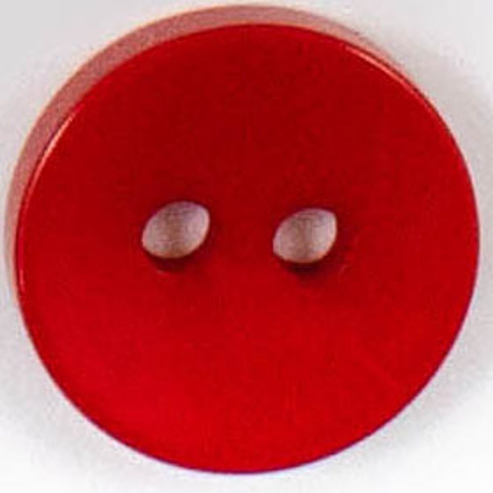 Пуговицы 2 прокола 18L, 11 мм, (Red (красный)), NE74, 144 шт
