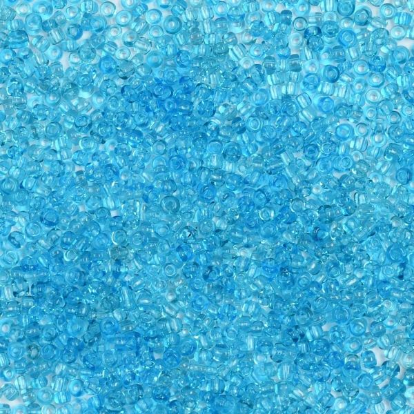 Бисер Astra&Craft 11/0 (2.1 мм), 200 г (10х20 г), цв. 3 голубой прозрачный