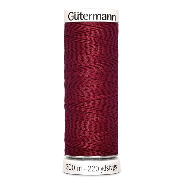 Нитки универсальные Gutermann Sew-all, 200м, 226 т.брусничный, 5 катушек