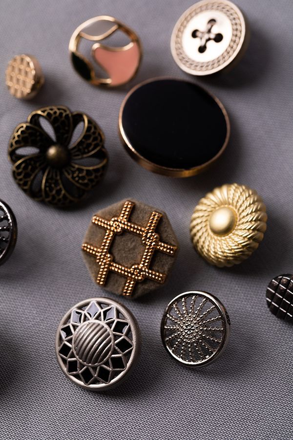 Пуговицы на ножке металл 17 мм, 6 шт, 04 никель, Blitz MB 0253