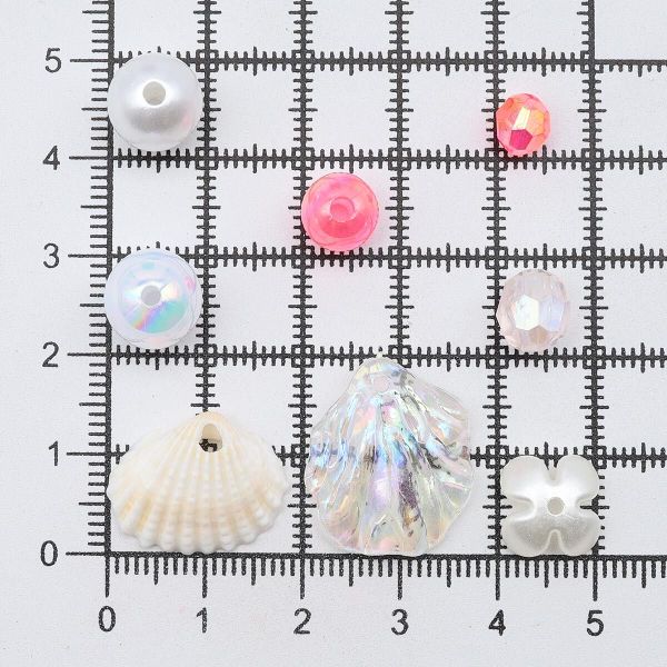 Набор бусин для рукоделия, творчества, микс, Astra&Craft (розовый)