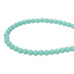 Бусины пластик ⌀6 мм, 500 г, матовые, круглые, A32 зеленый, 1AL139-1 , Astra&Craft